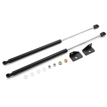 

2Pcs Black Motor Cover Hydraulic Support Rod Column Gas Spring Shock Absorber for Modern Kona Encino 2018