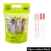 40pcs carbon black H
