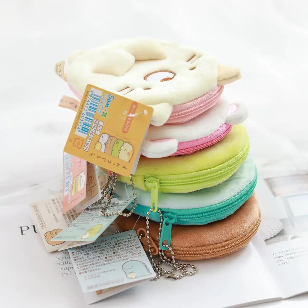 1 шт. милый мультяшный плюшевый Кошелек Sumikko Gurashi кошелек для монет маленький