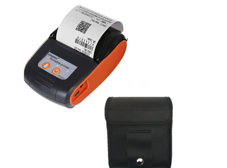 Миниатюрный Термопринтер для чеков bluetooth беспроводной карманный 58 мм портативный мини принтер Android и