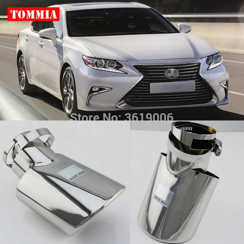 

tommia High Quality T304 Stainless Steel Exhaust Muffler Tip For LEXUS ES200 2015 ES250 2015 CT200H 2012-2015 ES300H 2013-2014