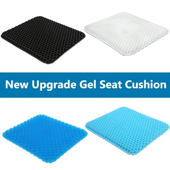 

Summer Breathable Elastic Ice Gel Cushion Gel Sit Cushion Honeycomb Car Sofa Cushion Cervical Health Care Pain Pad Flexible 2020