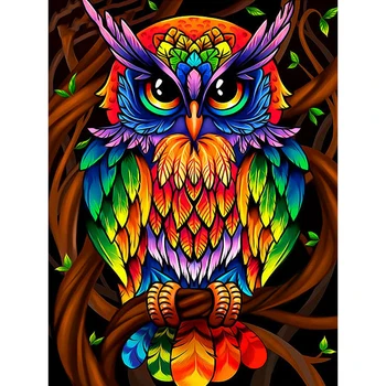 

Diamond Painting Full Square New Arrival Animals Diamond Embroidery Sale Owl Pictures With Rhinestones Home Decoration