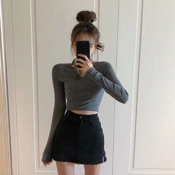 

2020 Sexy Women Denim Mini Skirt Fashion Summer High Waist Korean Black Skirt Blue Package Hip Jeans Harajuku Plus Size Cotton