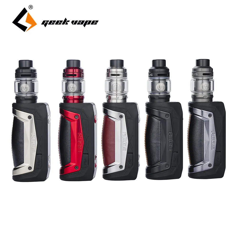 Оригинальный Geekvape Aegis Max 100 Вт 21700 комплект с 5 мл распылитель и Зевс сетки катушки