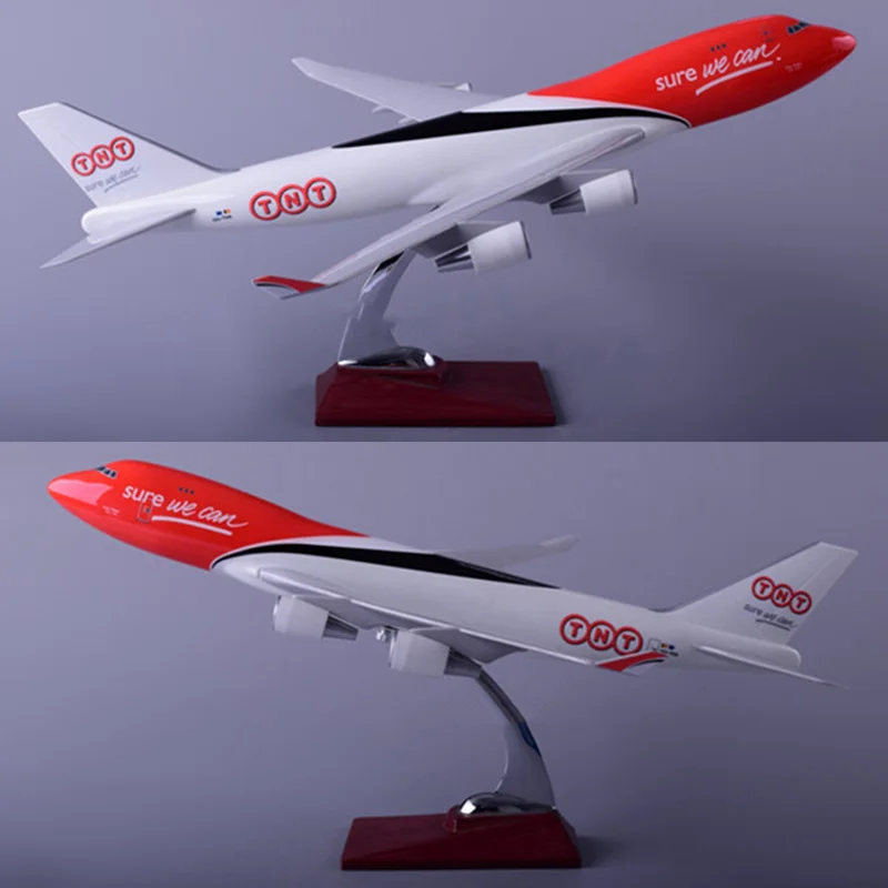 47 см 1:150 масштаб самолет Boeing B747 модель TNT Cargo Express с базовым сплавом самолет коллекция дисплей игрушка дорожный подарок