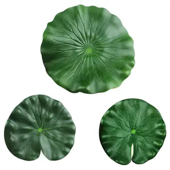 

1pcs 18/28/15cm Simulation Lotus Leaf Artificial Lotus Water Lily Pond Garden Tank Plant leaf Decoration Flower Pond X3S4