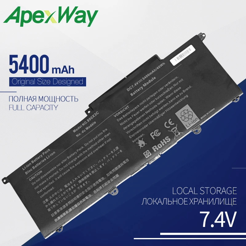 Apexway 3 клетки ноутбука Батарея для AA-PBXN4AR AA-PLXN4AR BA43-00349A для SAMSUNG 900X3C 900X3D 900X3E NP900X3C NP900X3D NP900X3E