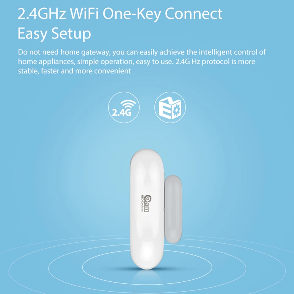 NEO WiFi PIR датчик движения Умный домашний автоматический датчик с магнитным кронштейном