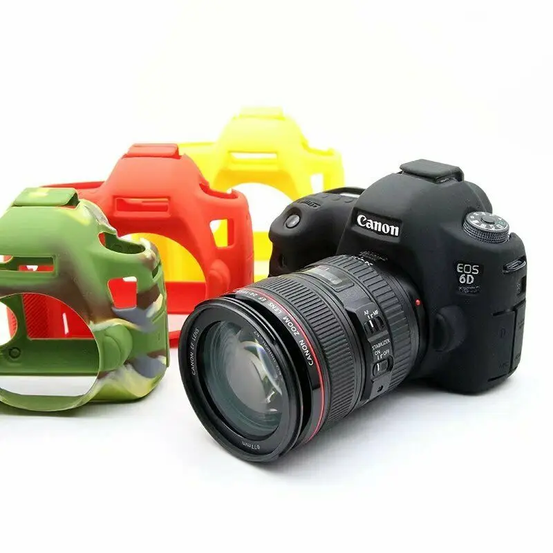 Per Canon 6D Camera Video Custodia In Silicone Custodia Protettiva In Gomma Per Fotocamera