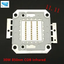 30 Вт Инфракрасный ночного видения Инфракрасный COB светодиодный 30 шт. 40mil чипы высокой мощности 850nm массив инфракрасный Светильник ИК светодиодный для термометра