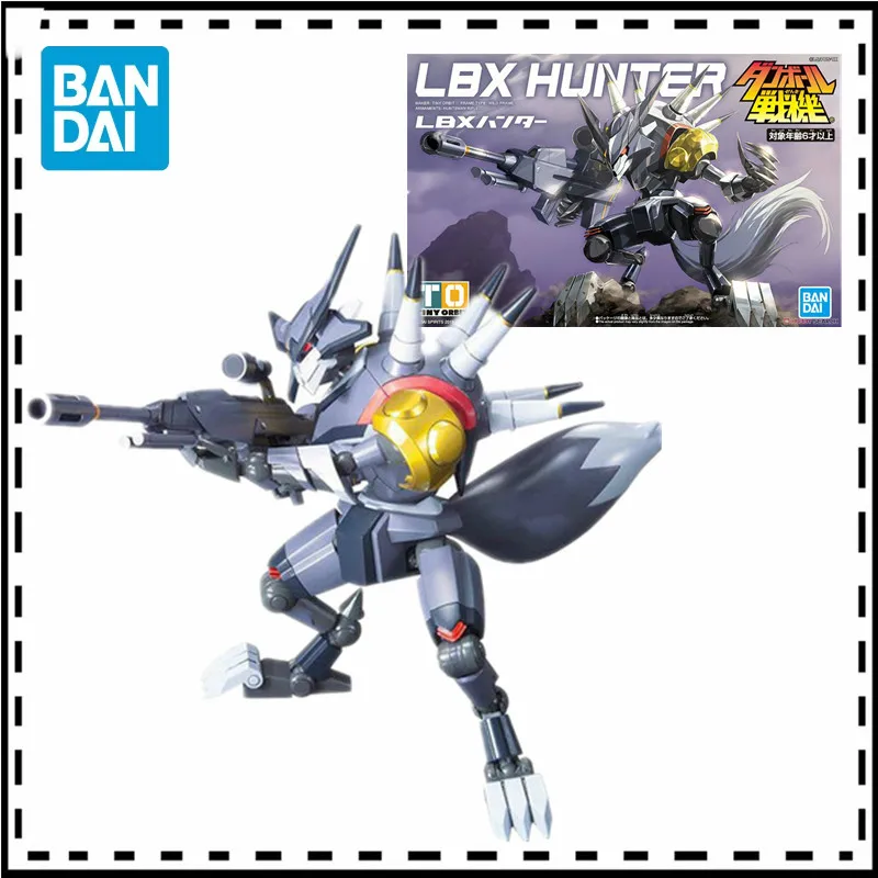 Bandai Аниме Гундам фигурки войны Lbx 005 Охотник Модель Дети Gemonteerd робот Фигурки