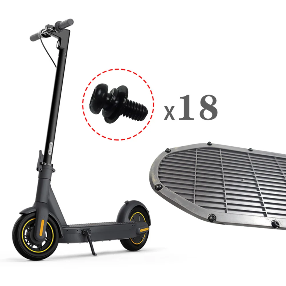 

18 Pcs Electric Scooter Bottom Board Cover Steel Bolts Screws Fit For NINEBOT Max G30 Scooter Parts Accessories 10*4mm