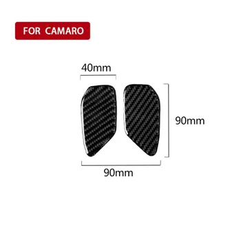 

Carbon Fiber Door Handle Cover Interior For Chevrolet Camaro 2017-2019 Sticker Lid