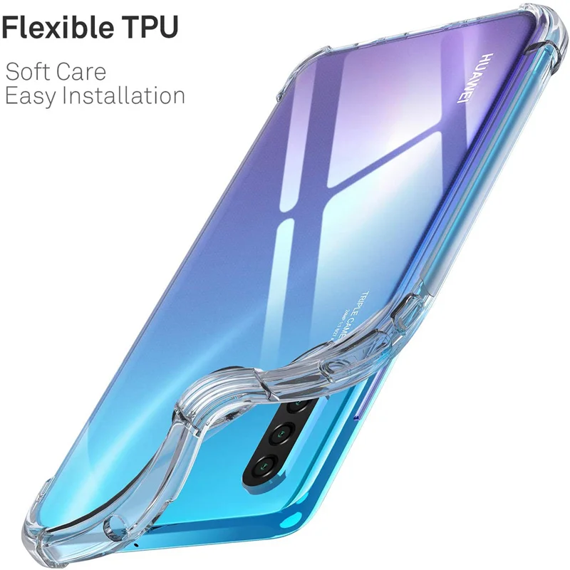 Противоударный чехол для Huawei P30 P40 P20 Lite Pro Y5 Y6 Y7 Y9 Prime 2019 Mate 20 30 P Smart Z Honor 9 Pro|Бамперы| |