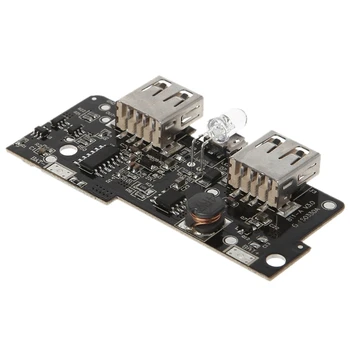 

5V 2A Power Bank Charger Module Step Up Boost Dual USB LED PCB Circuit Board DIY
