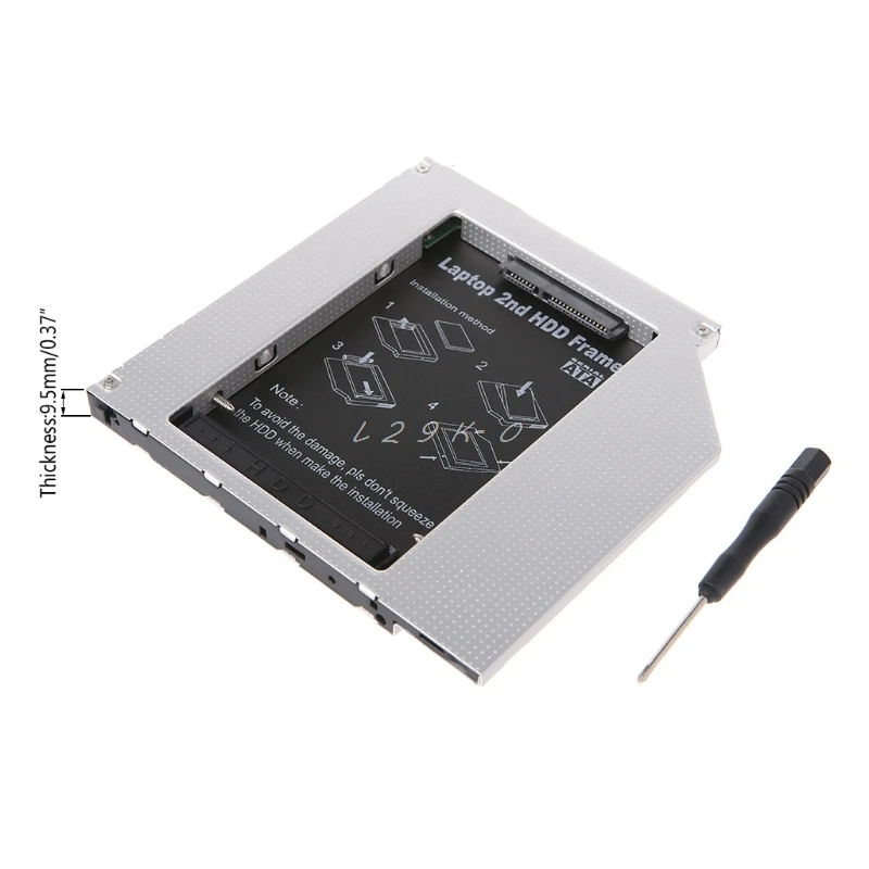Популярный универсальный 9 5 мм PATA IDE для 2-го жесткого диска SATA HDD Caddy Модуль |