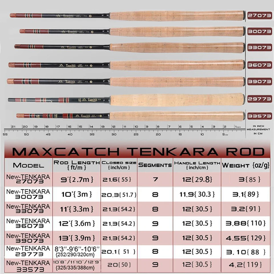 Maximumcatch телескопическая удочка для Tenkara 9 13 футов комбинированная нахлыста ловли