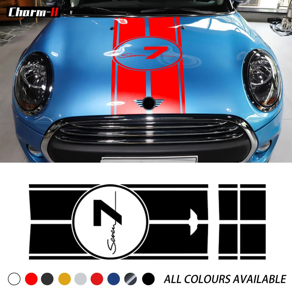 Декоративные наклейки на капот автомобиля для mini cooper F56 F55 Clubman F54 багажник полосы