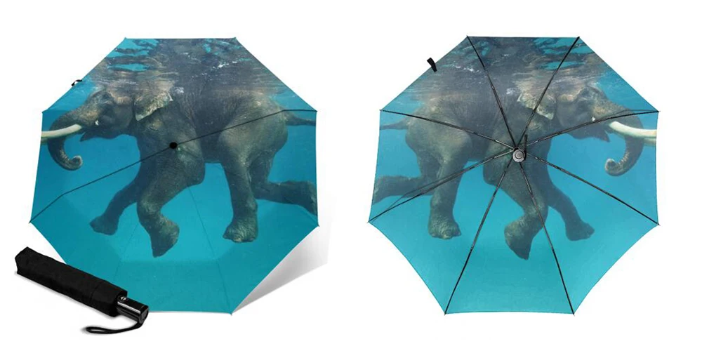 Авто Paraguas Зонт Pongee 8 Bone анти-УФ 3 складной алюминиевый сплав Зонты открытый Parapluie водонепроницаемый для женщин дождевик