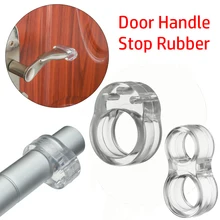 Stopper Furniture Wall-Protective-Tools Silica-Gel Door-Handle Buffer Transparent New