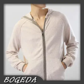 

100 Cashmere Sweater Men Fashion Hood Zipper Cardigan Sweaters Man Warm Winter Natural Fabric Extra Soft High Quality