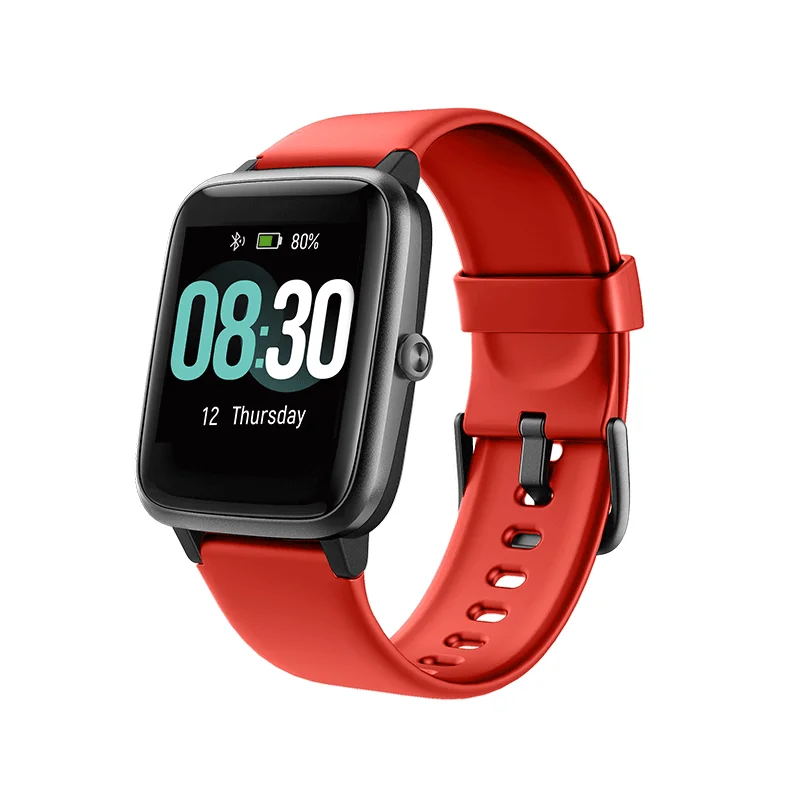 UMIDIGI Uwatch3 Смарт-часы для мужчин и женщин 5ATM водонепроницаемый фитнес-трекер спортивный браслет монитор сердечного ритма во время сна для Android IOS Reloj - Цвет: Cinnabar Red
