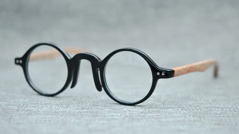 Черные компьютерные ацетатные очки, оправа для мужчин, оптические очки для близорукости, фирменный дизайн, модные маленькие круглые женские очки для чтения NX