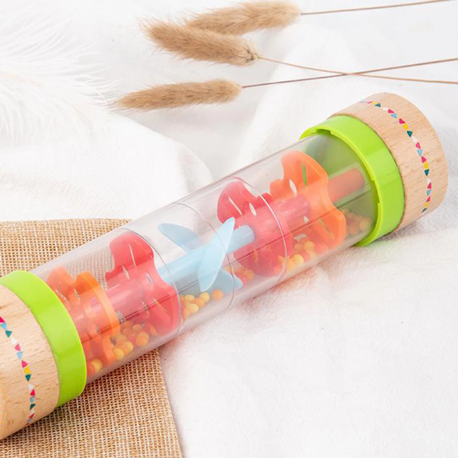 Baby Rainstick Rain Shaker Rattles Early Educational Childhood Activity Toy