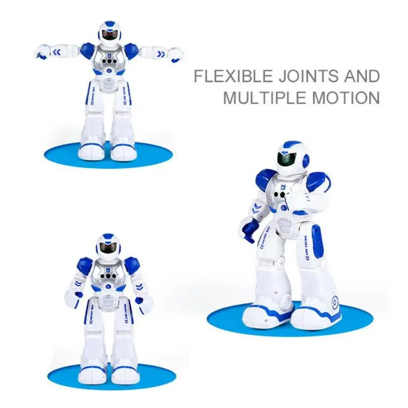 Bluetooth RC Robot Toy Mechanical Intelligent Robotics Dancing Singing Gesture Sensing Recording Robot Children Toys