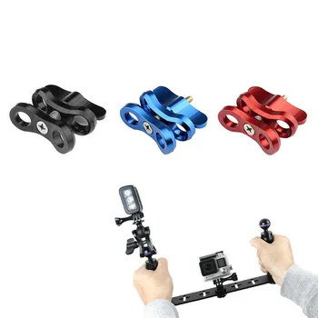 

Ball Clamp for Underwater Photography Butterfly Clip Triple Clamp Mount Adapter for Gopro Camera Bracket Holder