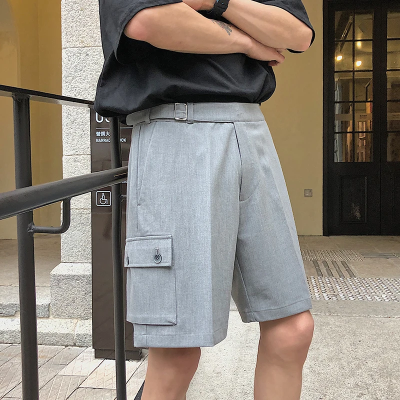 summer new casual fashion personality comfortable Cotton Cross-pant overalls men abbigliamento uomo Recommend