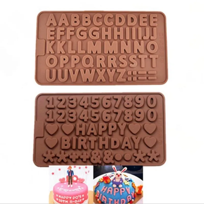 3D Silicone Chocolate Cake Fondant Mould Baking Sugarcraft Mold Tools Decor ;