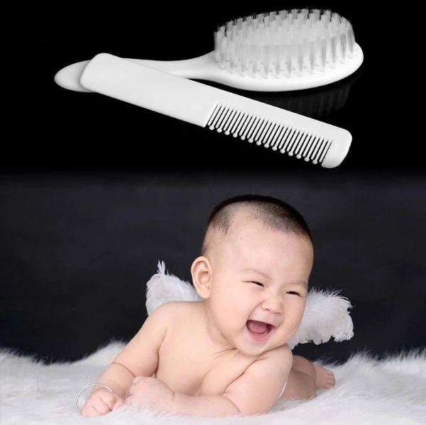 Mini cepillo de pelo portátil para bebé recién nacido, cepillo de