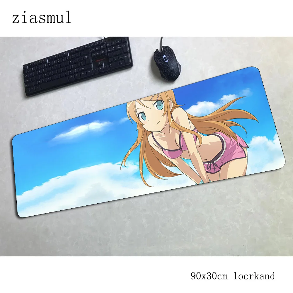 Kawaii коврик для мыши геймер милый 90x30 см notbook коврик для мыши игровой коврик для мыши большой домашний коврик для мыши стол для компьютера коврик для мыши