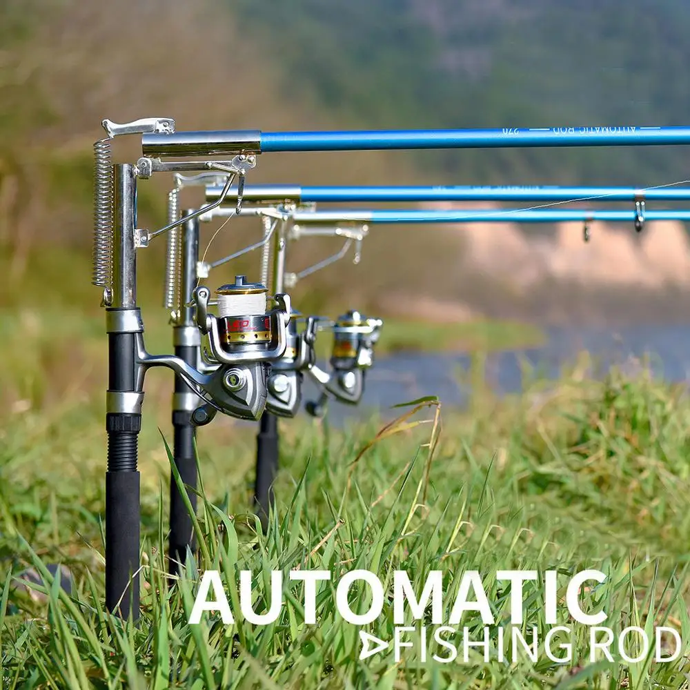 

Stainless Steel Automatic Fishing Rod For Camping Hiking Beach Lake Outdoor Fishing Tools Automatic Fishing Rod Fishing Tackle
