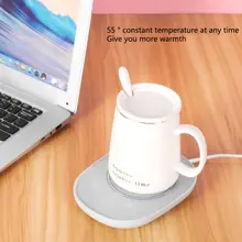 Портативный USB тепловой Coaster белый теплый Coaster 55 градусов постоянной температуры Coaster Отопление изоляции Coaster
