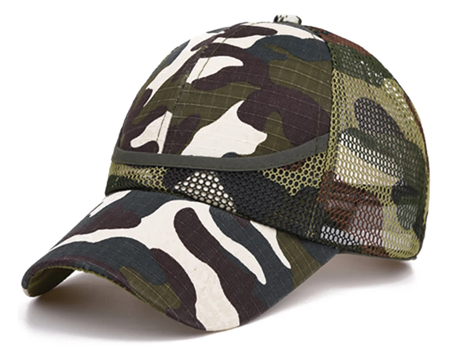 3-9 Yrs Outdoor Camouflage Baby Boy Mesh Baseball Cap Kids Cap Summer Autumn For Boys Girl Caps Net Casual Caps Kids Hats baby accessories box