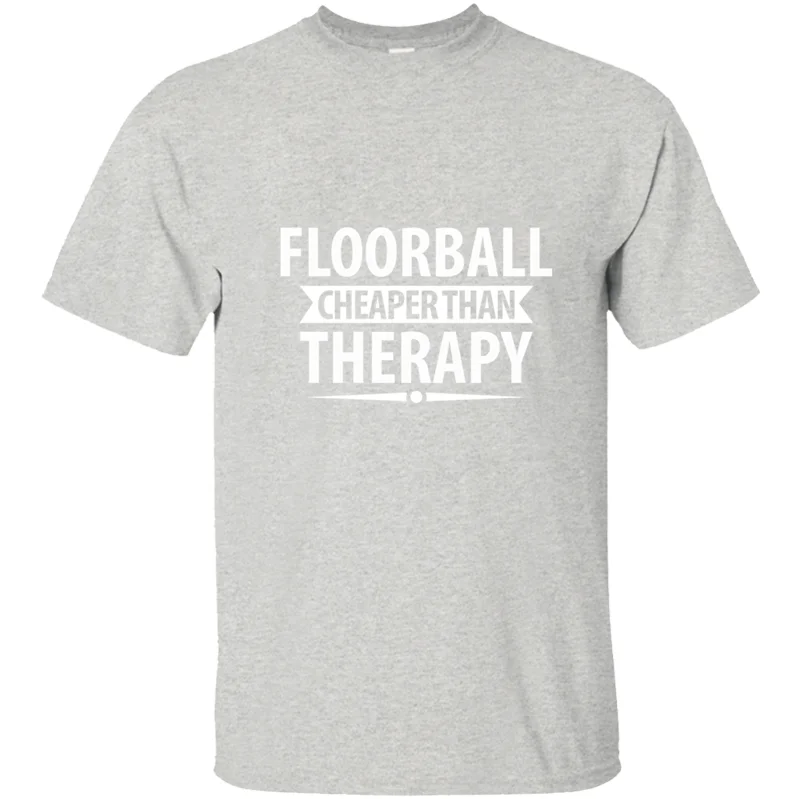Высокое качество Floorball терапия и подарок футболка мужская Большая мужская футболка мужская одежда фитнес Дизайн топы Coton