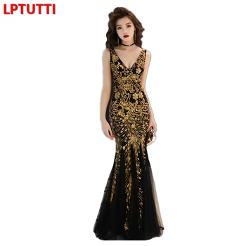 

LPTUTTI Sequin New For Women Elegant Date Ceremony Party Prom Gown Formal Gala Events Luxury Long Evening Dresses