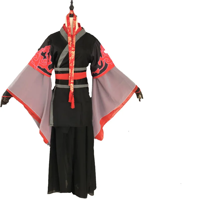 Wei Wuxian Cosplay Mo Xuanyu Costume Anime Grandmaster of Demonic Cultivation Cosplay Mo Dao Zu Shi Costume Men Custom Made