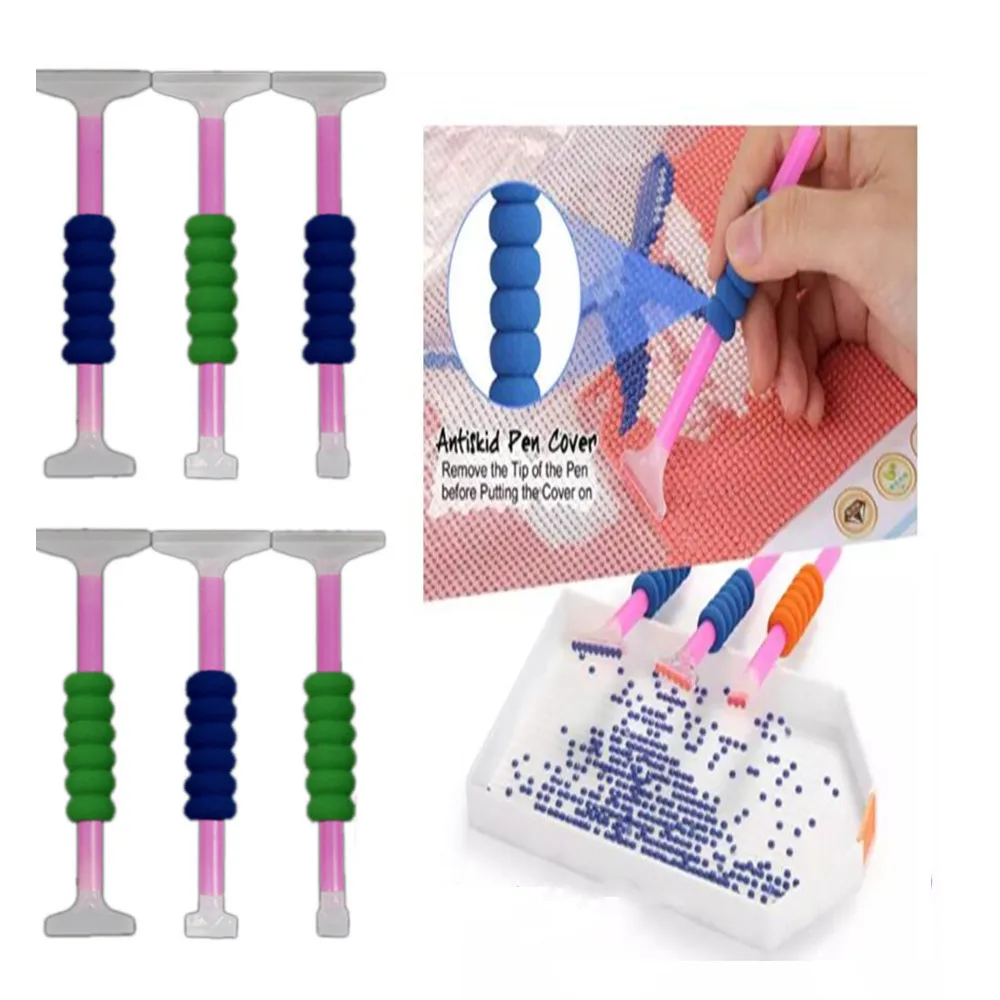 

Аксессуары для алмазной живописи, ручка для алмазной вышивки, инструменты, губка стразы, мозаичная ручка, инструменты для рисования, 10 шт. комплектов