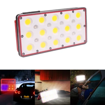 

1PCS Emergency Panel Light Foldable Handle Five Modes COB LED Waterproof Portable Panel Lamp Outdoor Road Night Lighting Stand