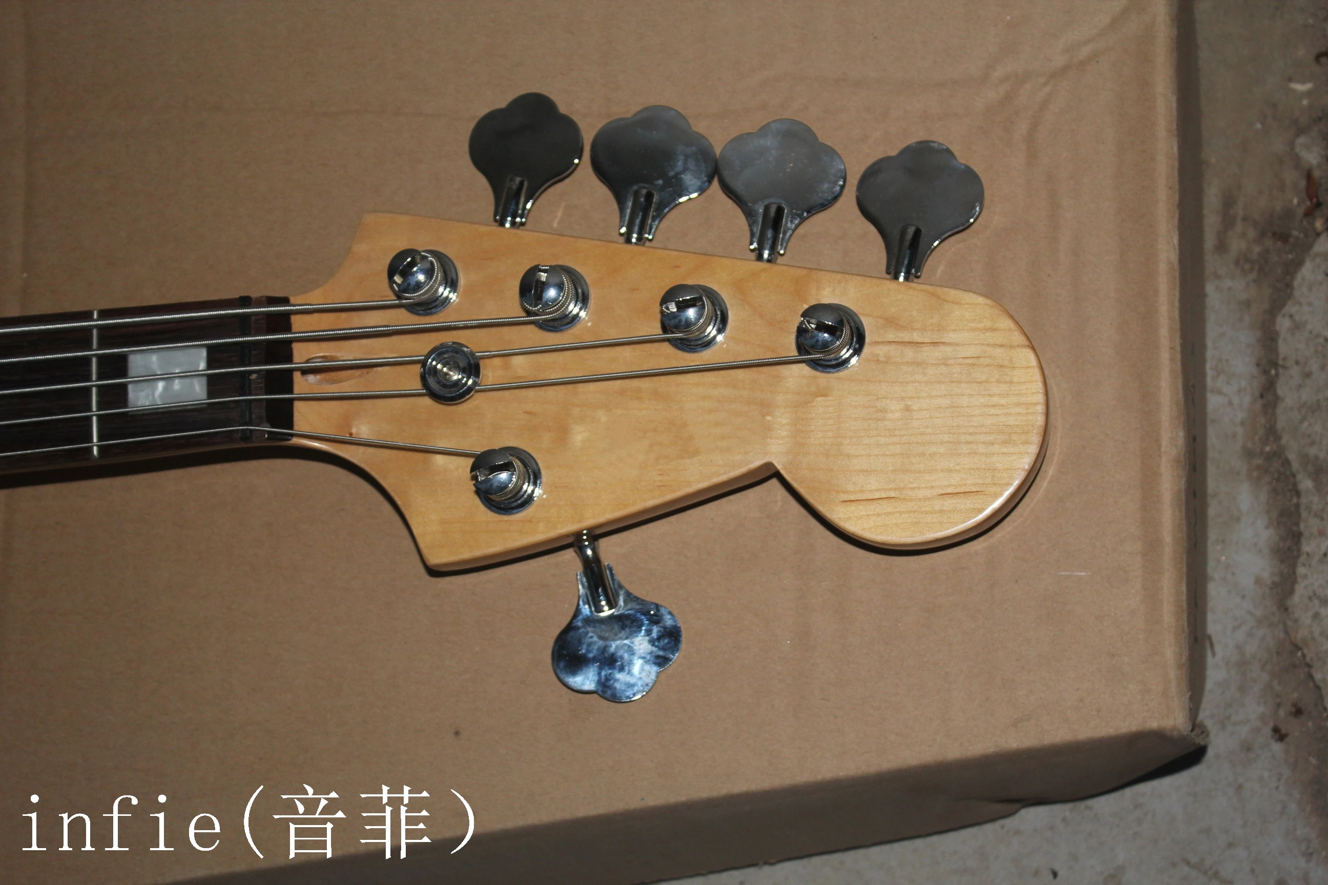 Высокое качество джаз бас 5 струна Sunburst палисандр гриф активные пикапы 9 В батарея электрический бас гитара в