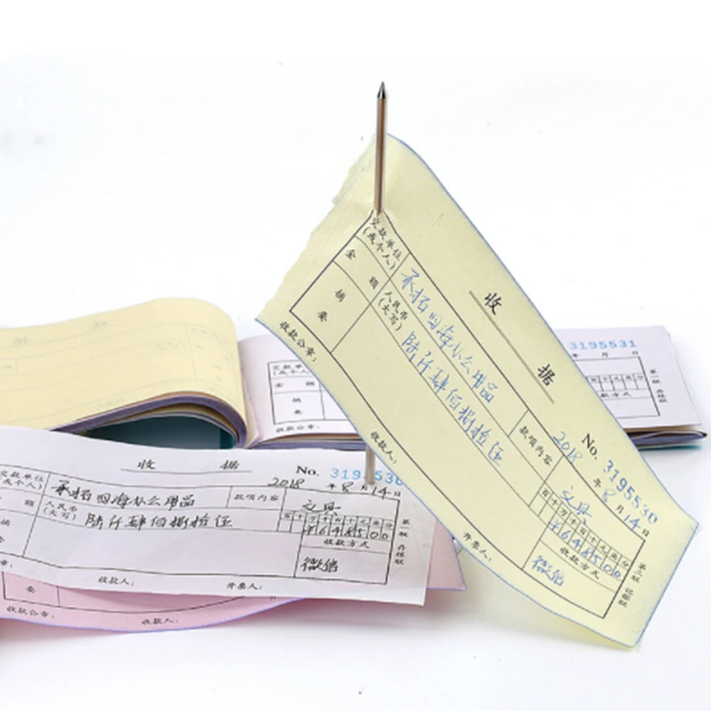영수증 홀더 안전 메모 홀더, 빌 보관 바늘, 노트 종이 주문 홀더, 사무용품, 레스토랑 액세서리, 1 개, 2 개