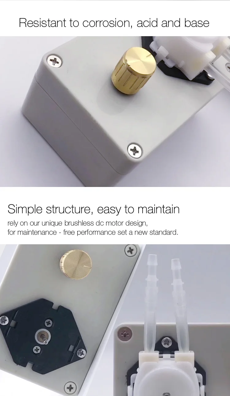 ywfluid fluxo máximo velocidade ajustável de medição da elevada precisão do laboratório bomba peristáltica