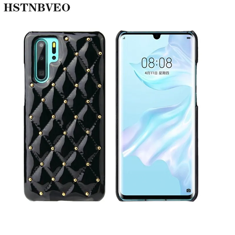 

Vintage Square Plaid Leather Cover For Huawei P20 30 40 Mate 20 30 Soft Silicone Leather Cases For Huawei P20 30 40 Pro Cases