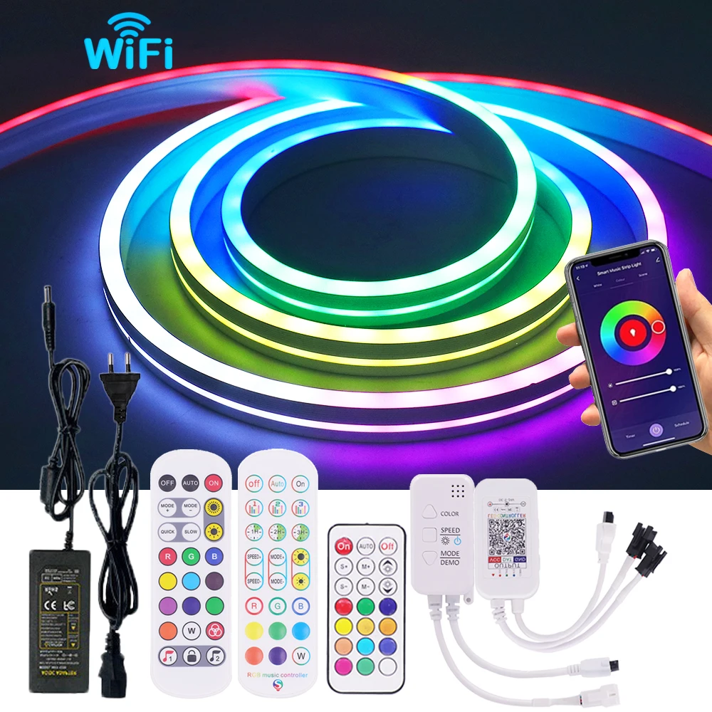 LUCES TIRA LED RGB 5 METROS CON CONTROL – Genesis Multiservicios Online