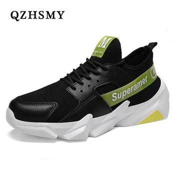 

Hot Style New Sneakers Men 2020 PU Bottom Men's Casual Shoes Breathable Comfortable Blade Bottom Daddy Shoes Zapatillas Hombre