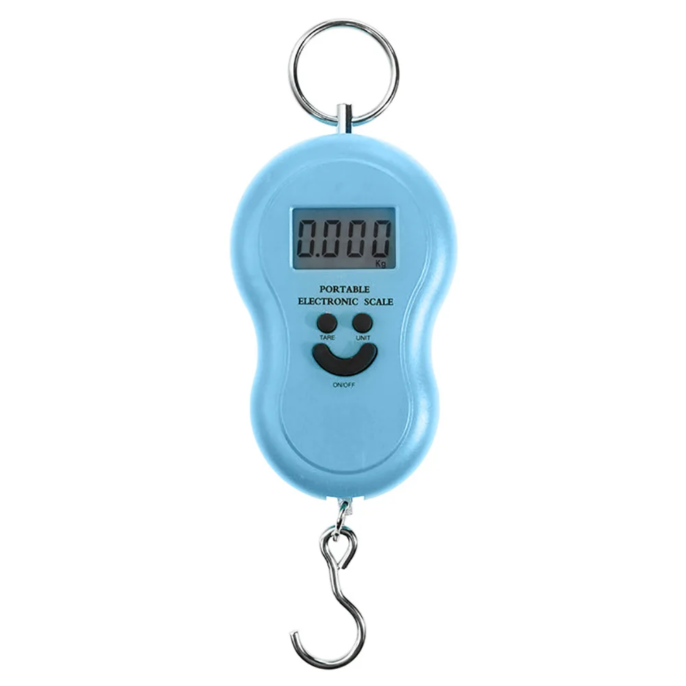50 кг/10 г Smile Face мини цифровая подсветка Висячие весы багажная сумка весовой